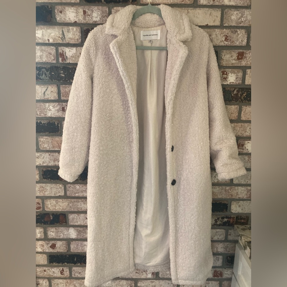 Cupcakes & Cashmere Sherpa Coat